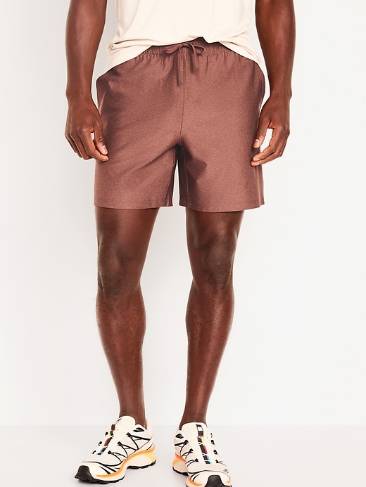 Image number 1 showing, Slim KnitTech Shorts -- 7-inch inseam