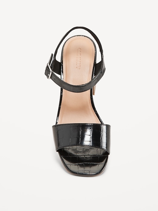 Image number 5 showing, Strappy Block Heel Sandals