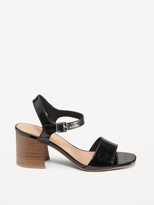 Image number 3 showing, Strappy Block Heel Sandals