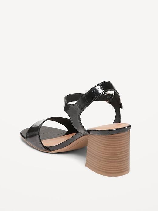 Image number 7 showing, Strappy Block Heel Sandals