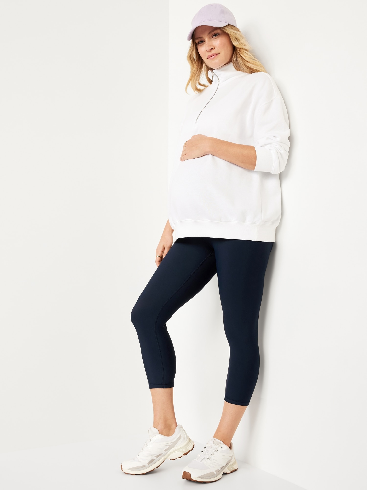 Old Navy Maternity Full Panel PowerSoft Flare Pants blue - 579209023