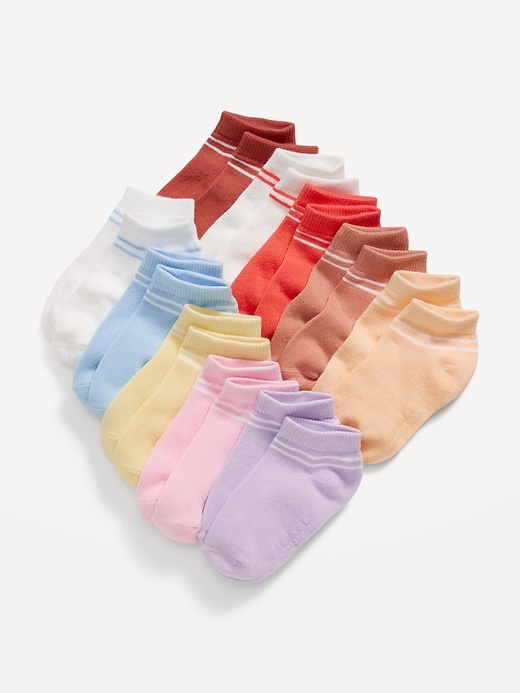 View large product image 1 of 1. Unisex Crew Socks 10-Pack for Toddler & Baby