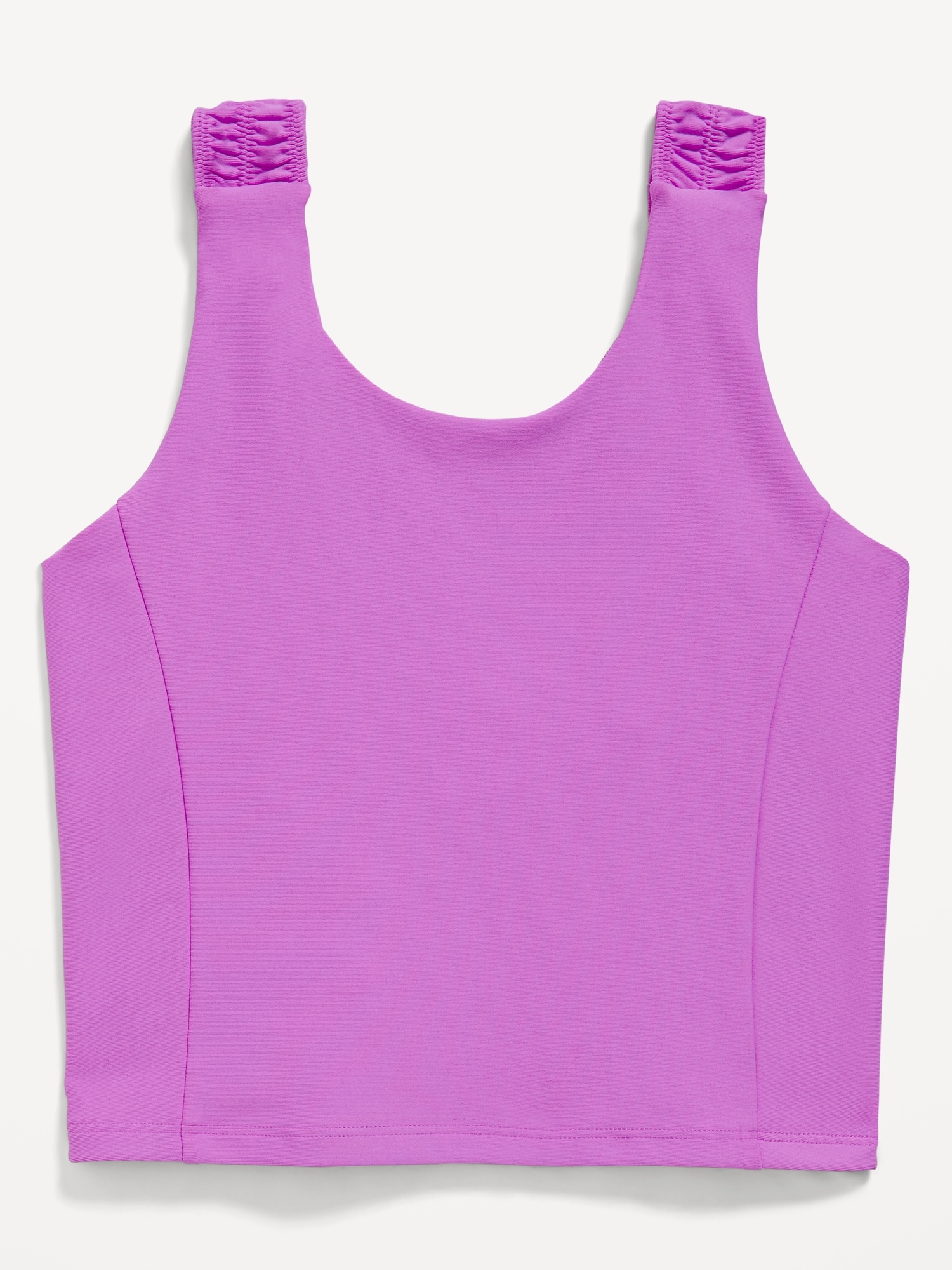 Old Navy Purple Ruched Sport Bra - size small