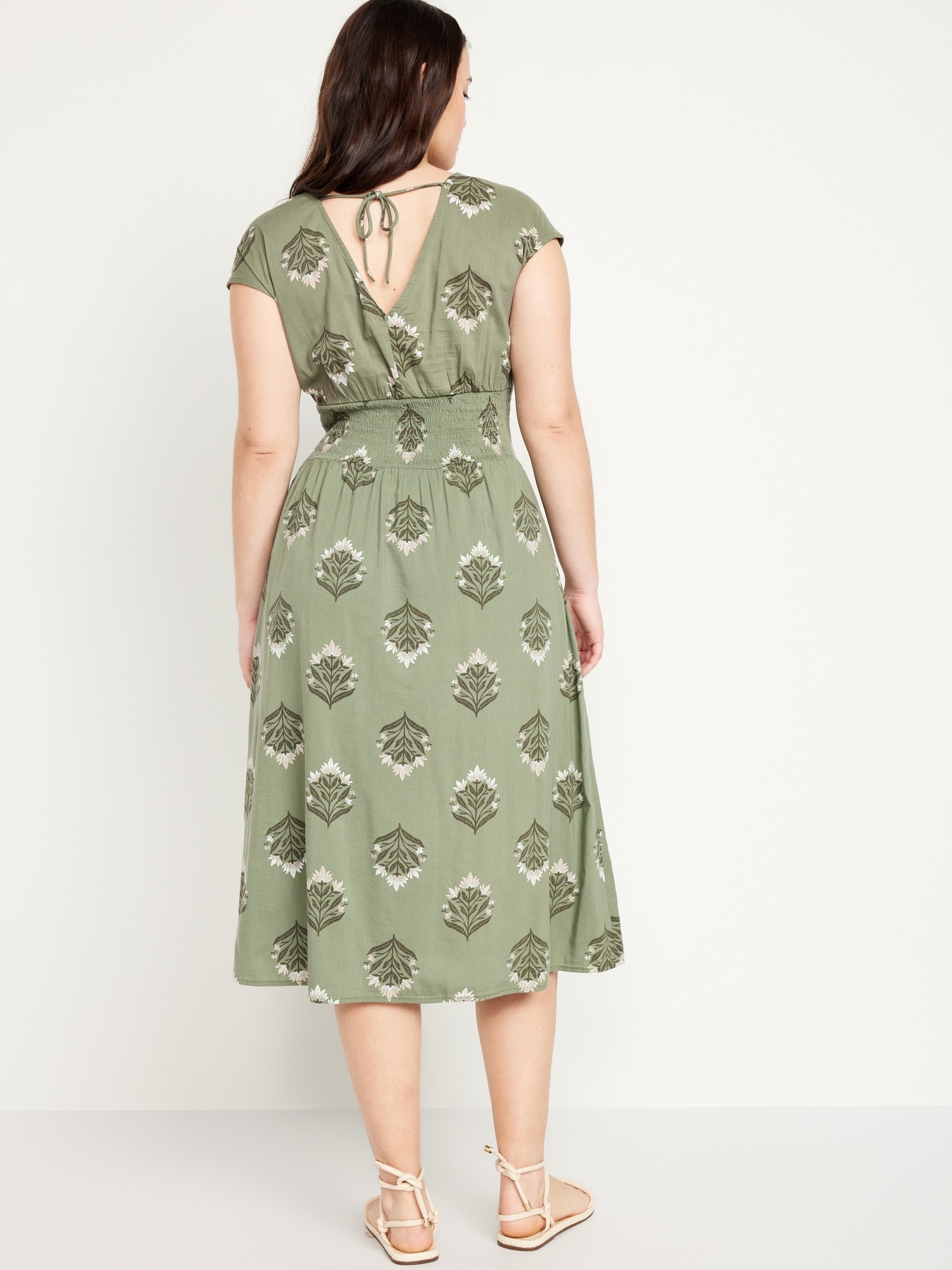 No Boundaries Midi Snap Dress Size XL NWT Green Polyester Womens