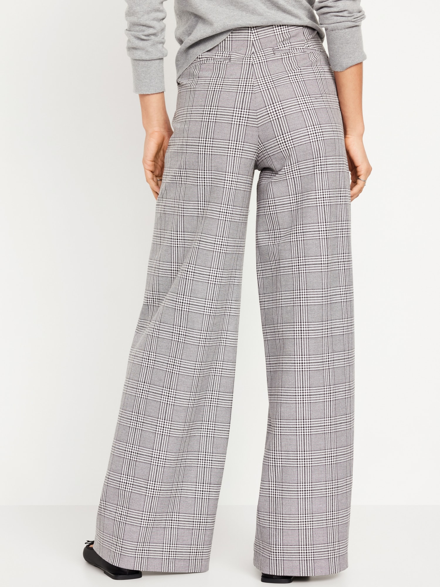High-Waisted Pixie Pull-On Wide-Leg Pants