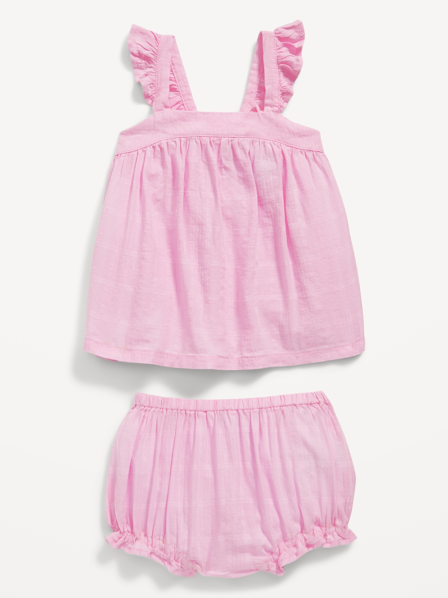 Sleeveless Ruffled Dobby Top and Bloomer Shorts for Baby | Old Navy