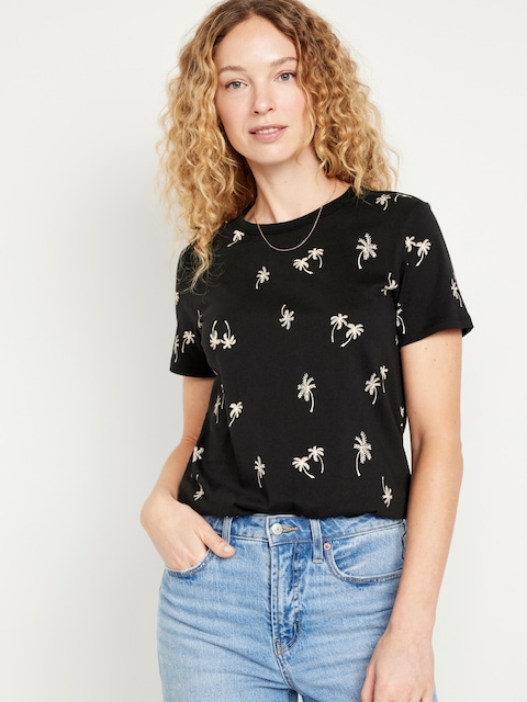 EveryWear Crew-Neck Printed T-Shirt