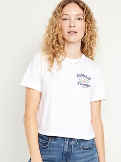 EveryWear Cropped Graphic T-Shirt