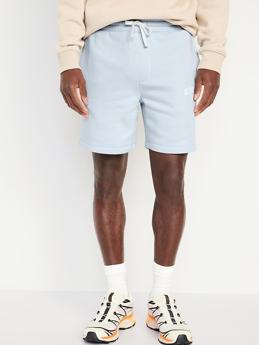 Image number 1 showing, Fleece Logo Shorts -- 7-inch inseam