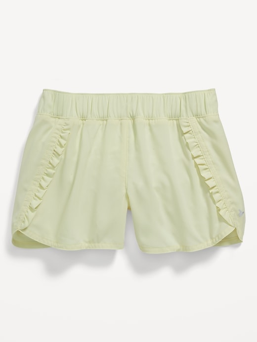 Image number 4 showing, Dolphin-Hem Ruffle-Trim Run Shorts for Girls