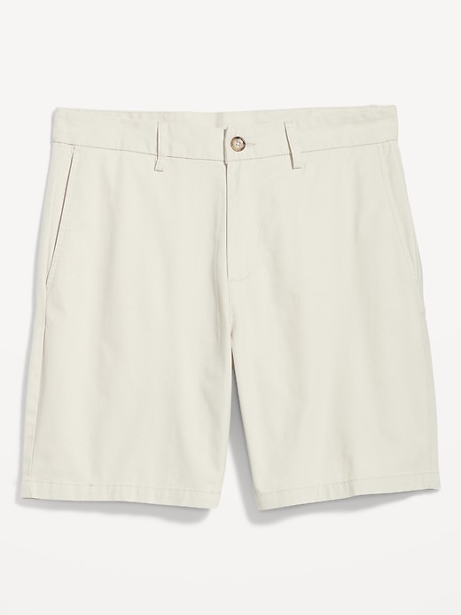 Image number 1 showing, Slim Built-In Flex Rotation Chino Shorts -- 8-inch inseam