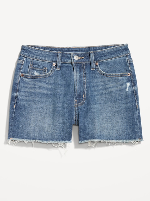 Curvy High-Waisted OG Jean Shorts -- 3-inch inseam