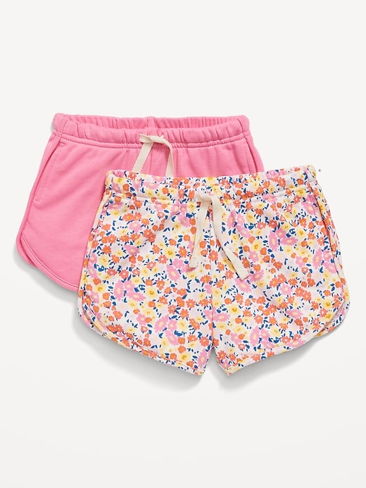 Voir une image plus grande du produit 1 de 2. Short en jersey bouclette avec coulisse fonctionnelle à enfiler pour Toute-petite fille