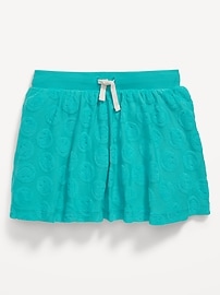 View large product image 4 of 4. Loop-Terry Drawstring Skort for Girls