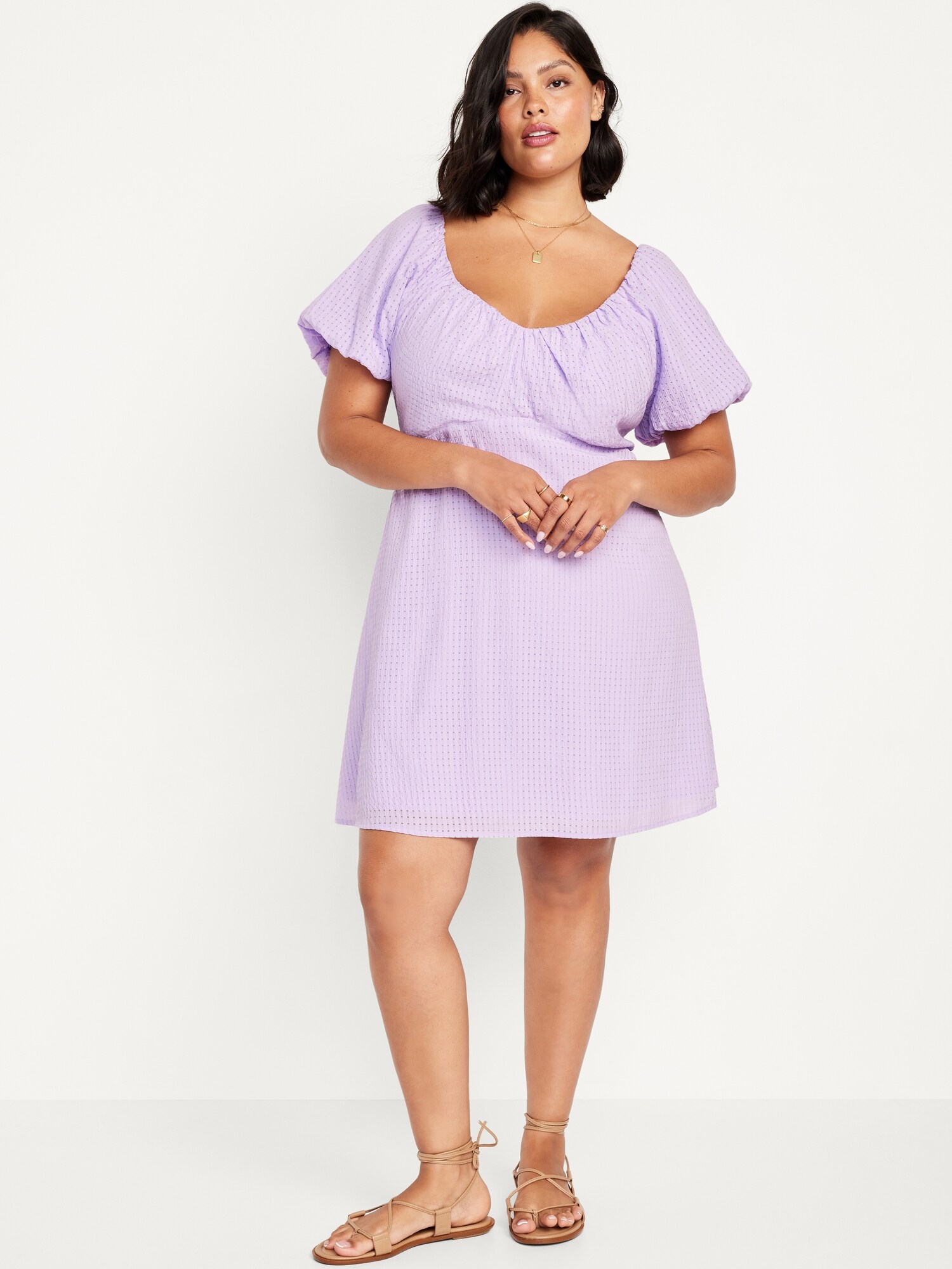 V-Neck Mini Swing Dress | Old Navy