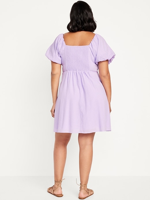 Image number 8 showing, Flutter-Sleeve Mini Swing Dress