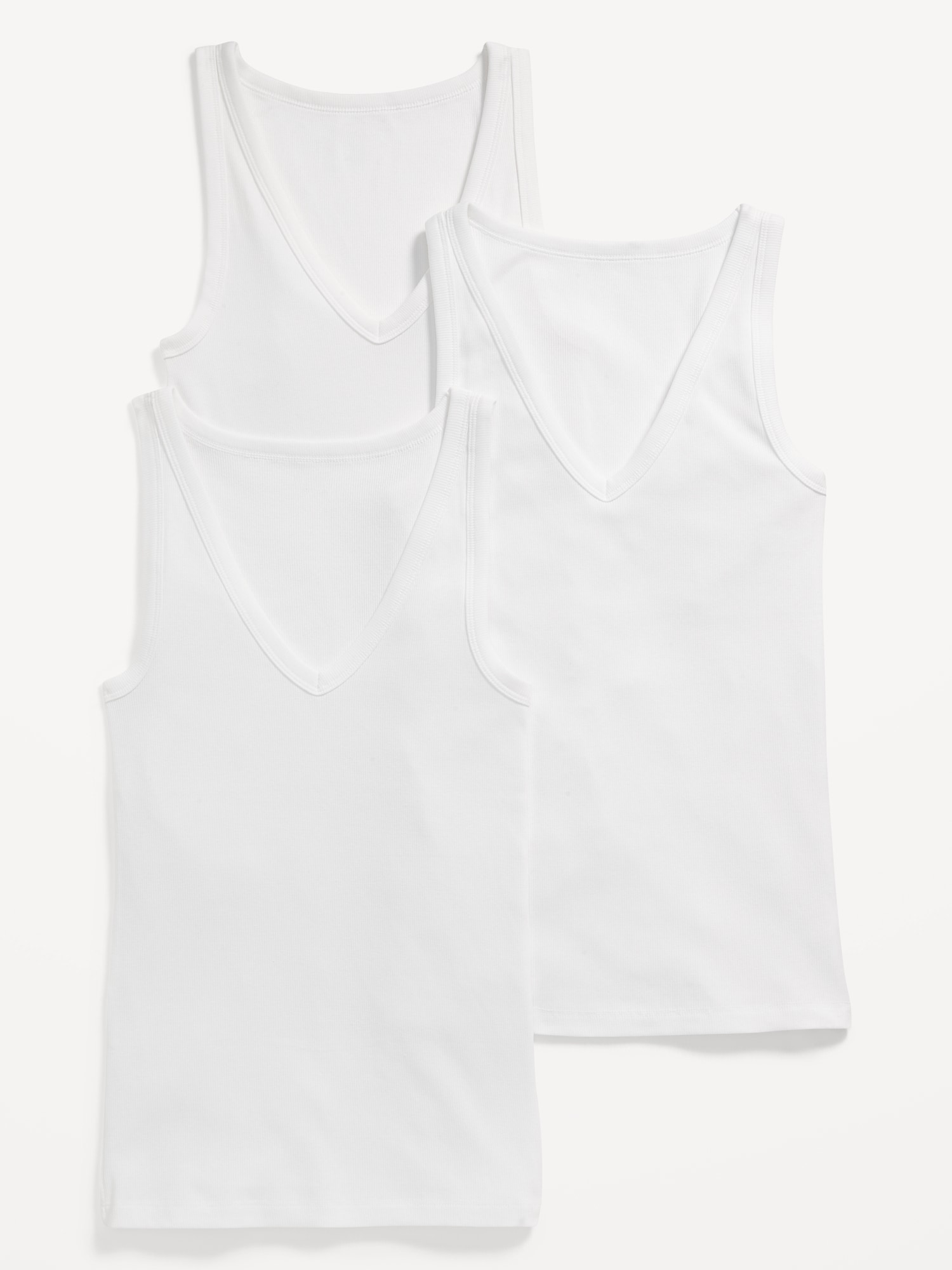 First Layer V-Neck Tank Top 3-Pack