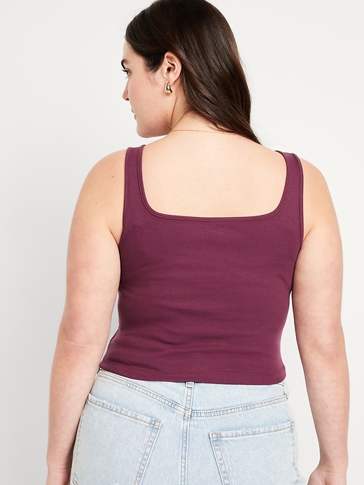 Image number 6 showing, Ultra-Crop Rib-Knit Tank Top