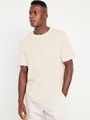 Waffle-Knit Built-In Flex T-Shirt 2-Pack