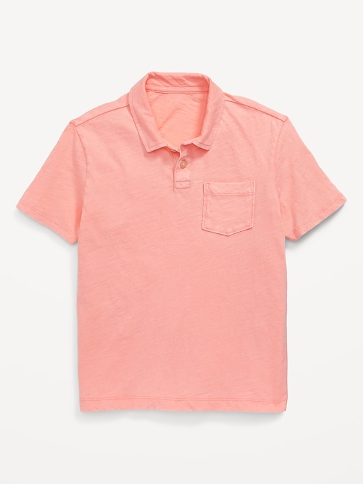 Boys pink outlet polo