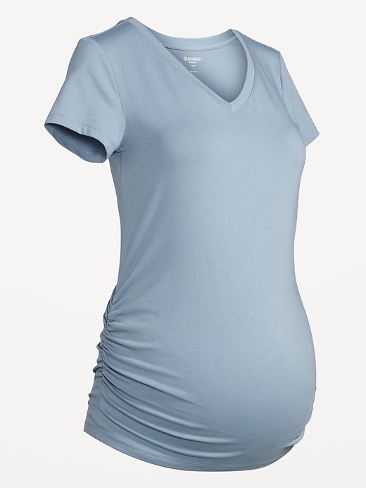 L'image numéro 8 présente T-shirt à col en V de Maternité