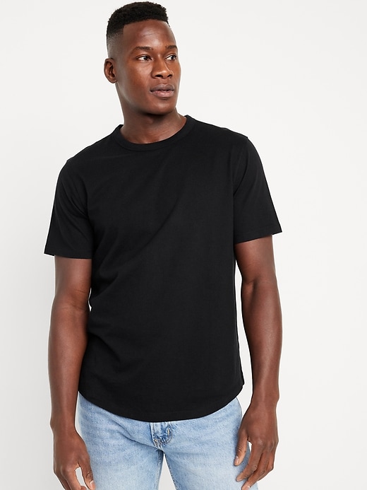 L'image numéro 1 présente T-shirt à ourlet arrondi pour Homme