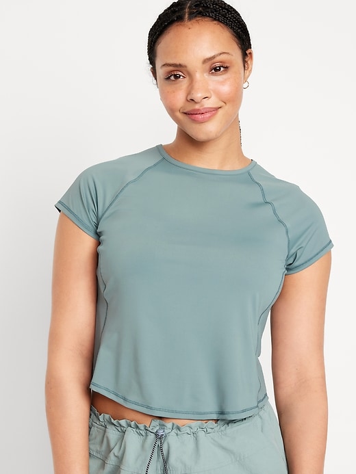 Image number 5 showing, FlowForm Short-Sleeve Top