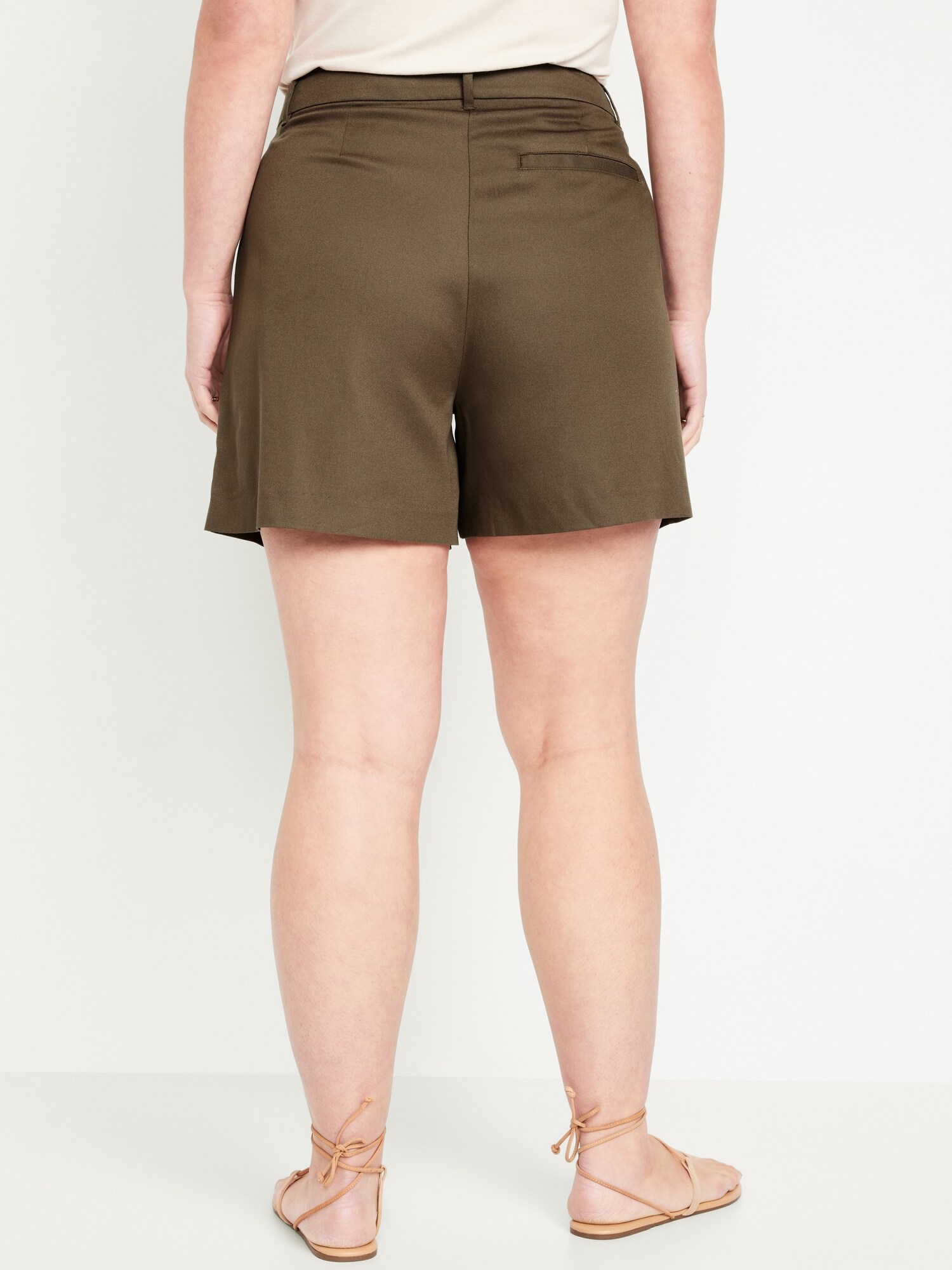 Extra High-Waisted Taylor Trouser Shorts for Women -- 5-inch inseam