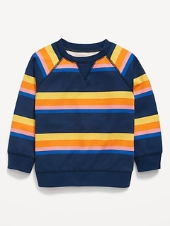 Printed Crew-Neck Sweatshirt for Toddler Boys