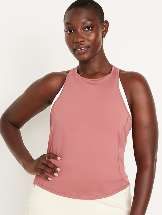 Image number 5 showing, FlowForm Racerback Crop Tank Top