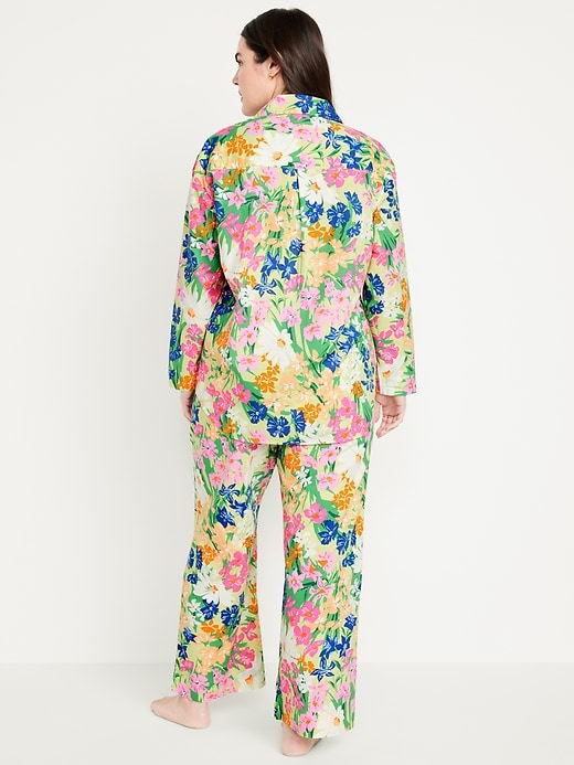 Image number 6 showing, Poplin Pajama Pant Set