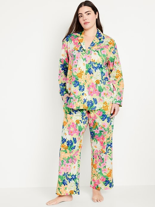 Image number 5 showing, Poplin Pajama Pant Set