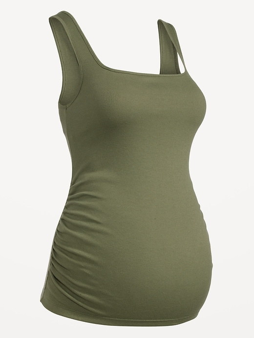 Image number 3 showing, Maternity Square Neck Tank Top