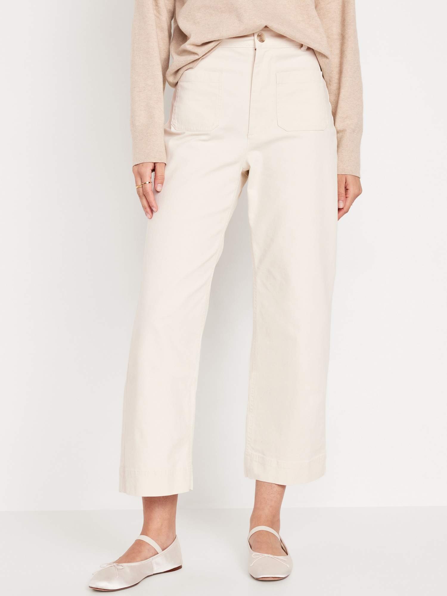 Boden Everyday Soft Cropped Trousers, Seaspray, 8