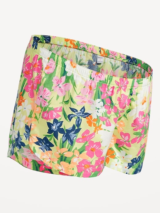 Image number 6 showing, Maternity Pajama Shorts -- 2-inch inseam