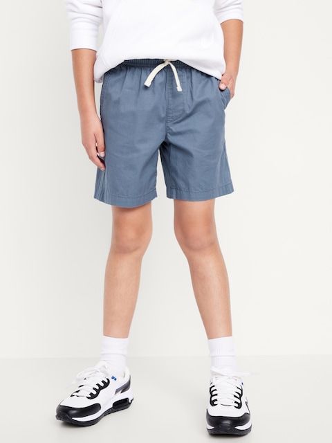 Above Knee Twill Pull-On Shorts for Boys
