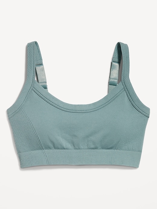 Image number 4 showing, Light Support Fluid Seamless Ribbed Sports Bra