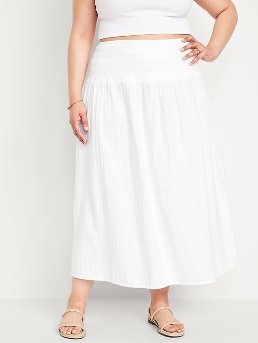 Crinkle Gauze Maxi Skirt Old Navy