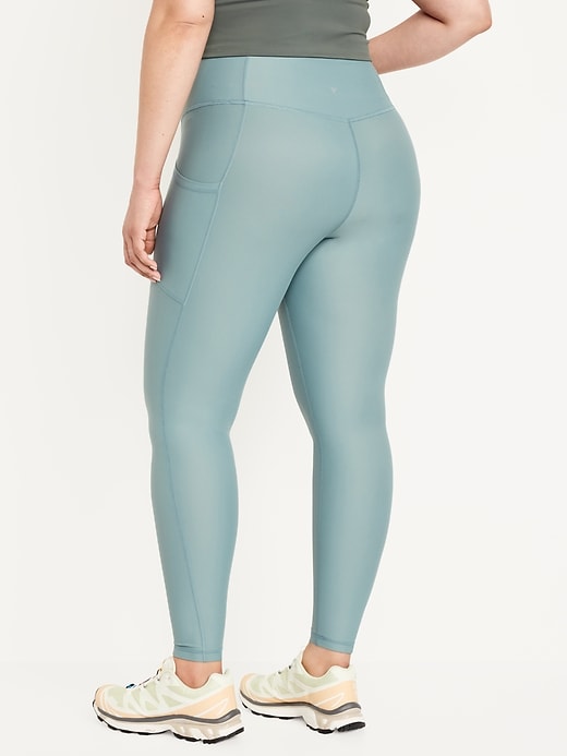 Image number 8 showing, High-Waisted PowerSoft Full-Length Pocket Leggings