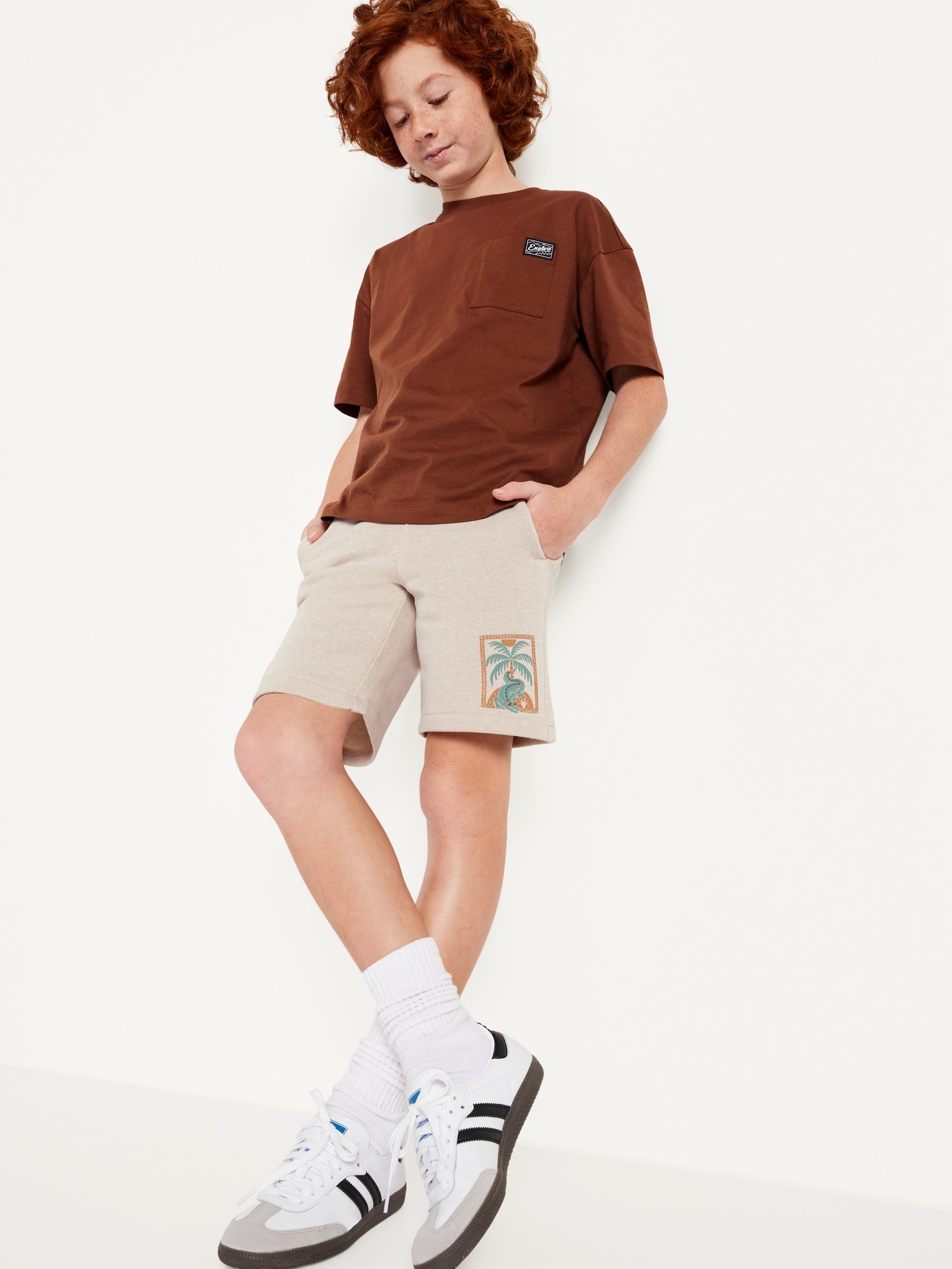 Fleece Jogger Shorts for Boys