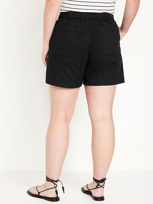 L'image numéro 6 présente Short chino authentique à taille haute, entrejambe de 12,5 cm