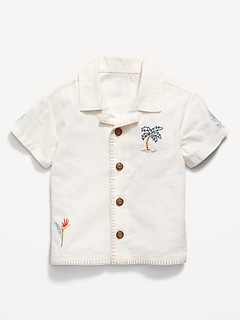 Short-Sleeve Camp Shirt for Baby