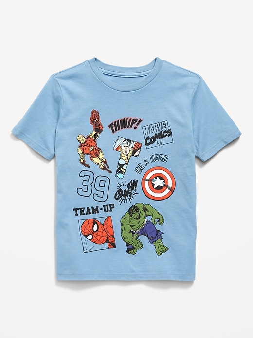 Voir une image plus grande du produit 1 de 1. T-shirt à imprimé de Marvel&#153 unisexe pour Enfant