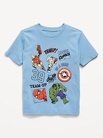 Image number 1 showing, Marvel™ Gender-Neutral Graphic T-Shirt for Kids