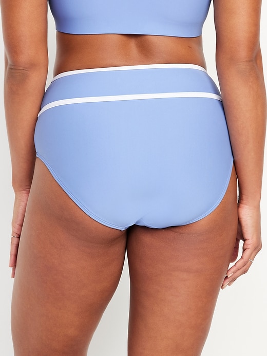 Image number 6 showing, High-Waisted Bikini Swim Bottoms