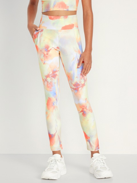 High-Waisted PowerSoft 7/8 Leggings for Girls