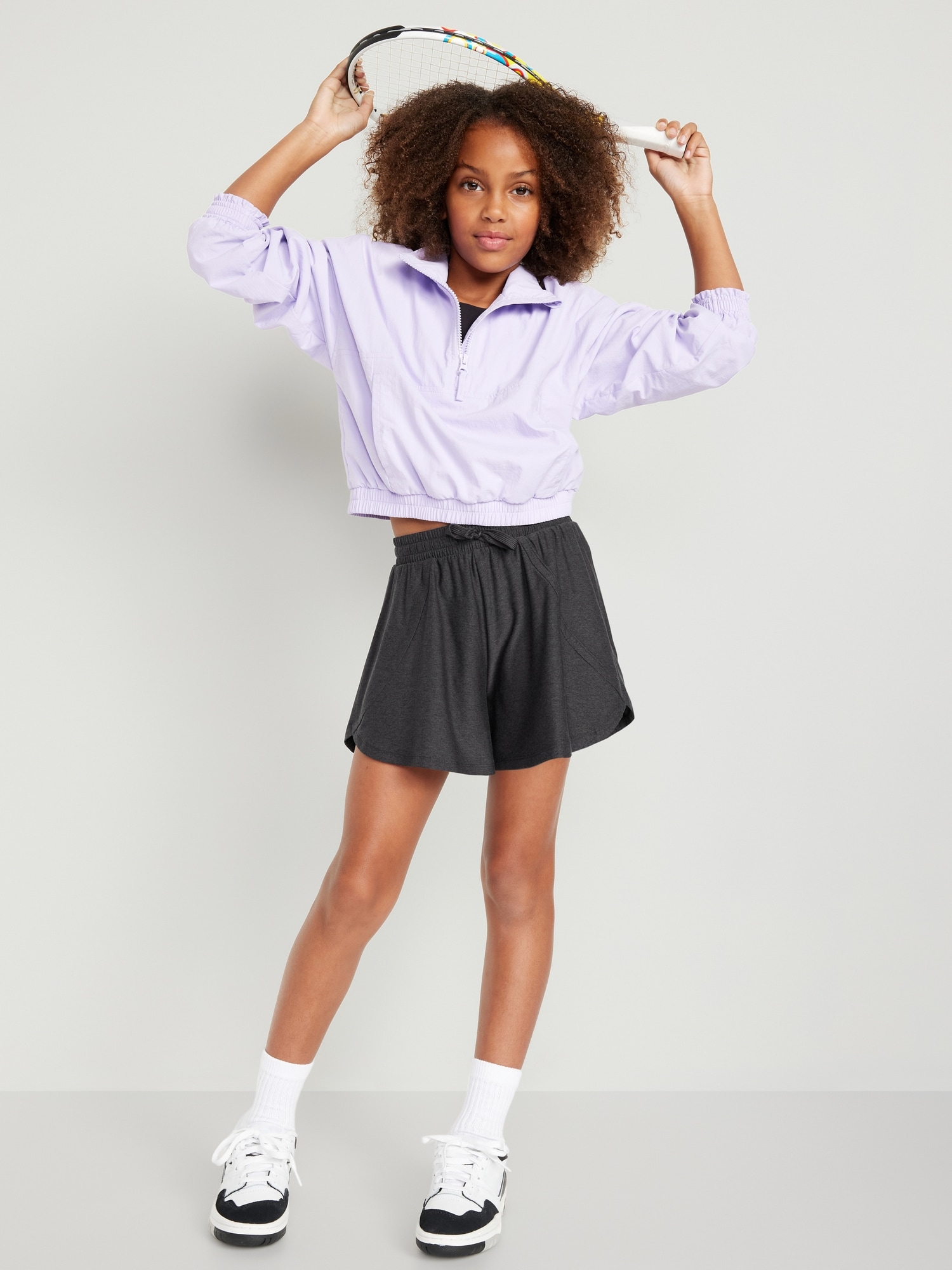 High-Waisted Cloud 94 Soft Go-Dry Shorts for Girls