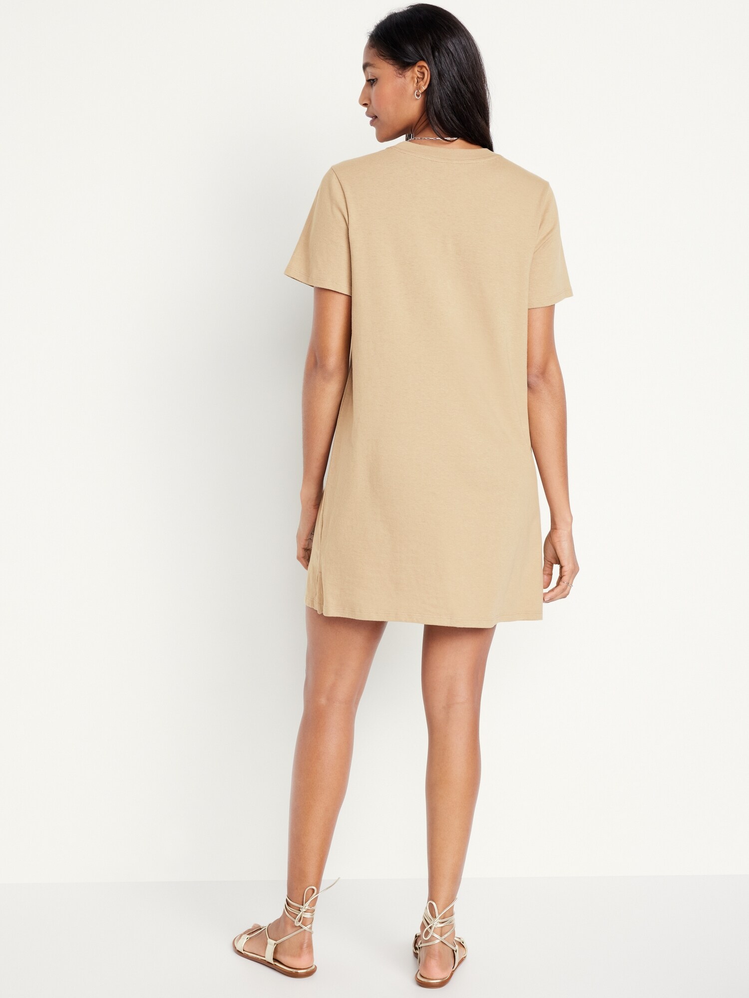 Crew neck t shirt cheap dress