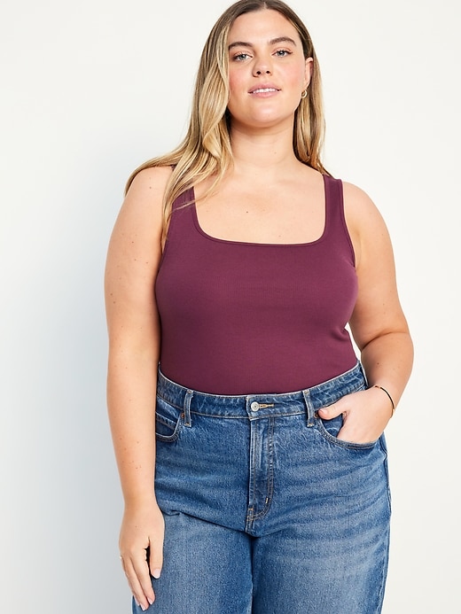 Image number 7 showing, Ultra-Crop Rib-Knit Tank Top