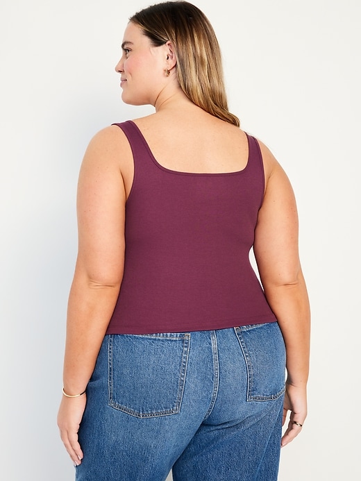 Image number 8 showing, Ultra-Crop Rib-Knit Tank Top